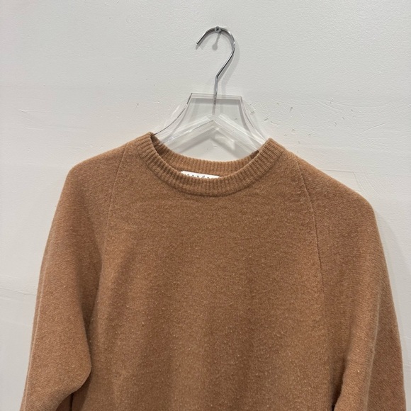 Sandro Cape Style Poncho Sweater Tan Wool Size 1 - Picture 2 of 11